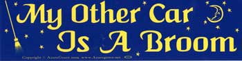 My Other Car is a Broom Bumper Sticker