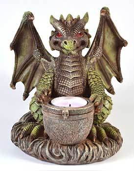 6 3/4 Dragon Burner/Tealight Holder