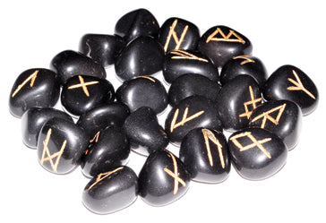 Agate Black Rune Set